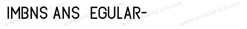 NimbnsSans Regular字体转换
